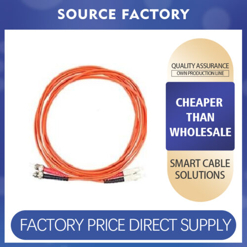Dual-core multimode fiber optic patch cord