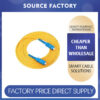 Single-core single-mode fiber optic patch cord