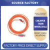 Dual-core multimode fiber optic patch cord