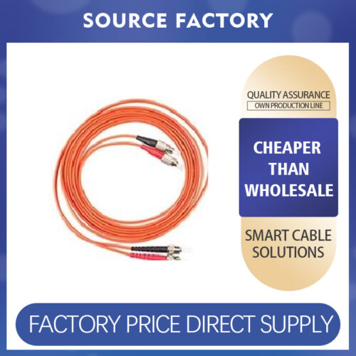 Dual-core multimode fiber optic patch cord