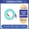 Dual-core multimode fiber optic patch cord (10G)
