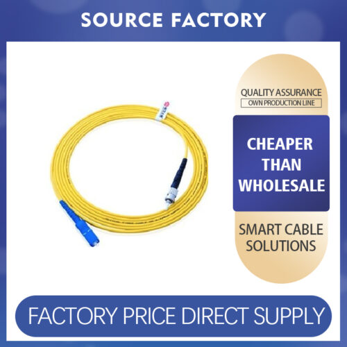Single-core single-mode fiber optic patch cord