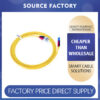 Dual-core single-mode fiber optic patch cord