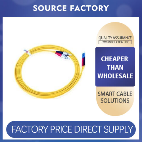 Dual-core single-mode fiber optic patch cord