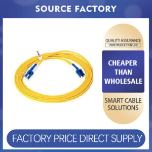 Dual-core single-mode fiber optic patch cord
