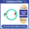 Dual-core multimode fiber optic patch cord (10G)