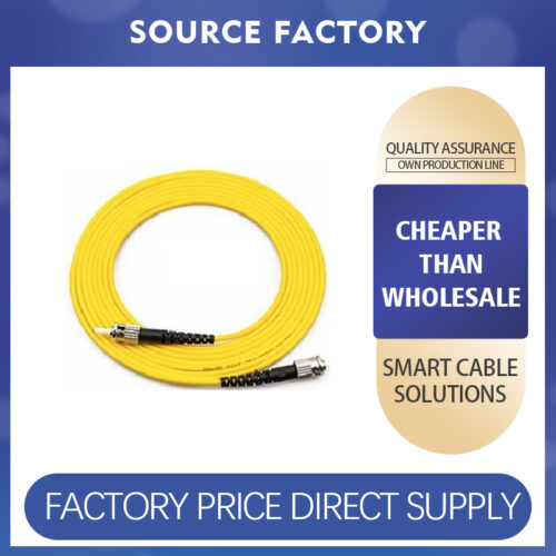 Single-core single-mode fiber optic patch cord