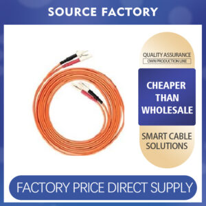 Dual-core multimode fiber optic patch cord