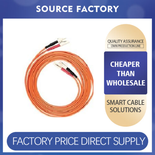 Dual-core multimode fiber optic patch cord